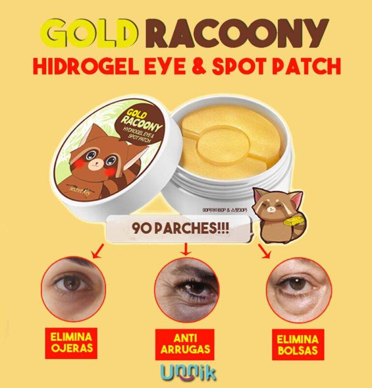 Gold Racoony Hidrogel Eye And Spot Patch Secret Key Unnik